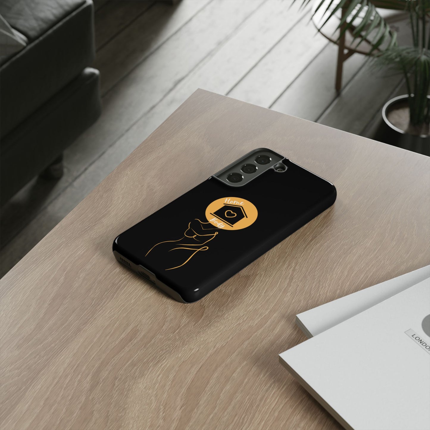 Homebody (BLK) Phone Case