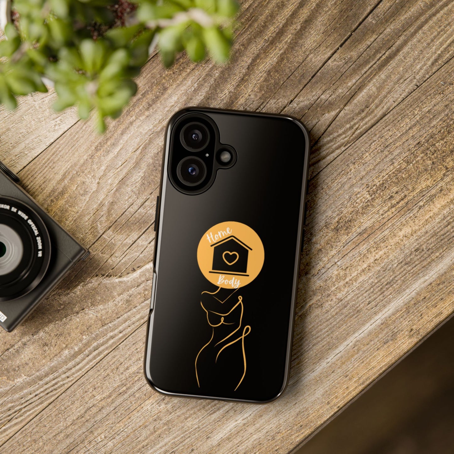 Homebody (BLK) Phone Case