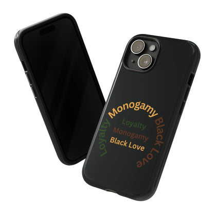 MonoBlack Love Phone Cases