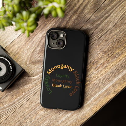 MonoBlack Love Phone Cases