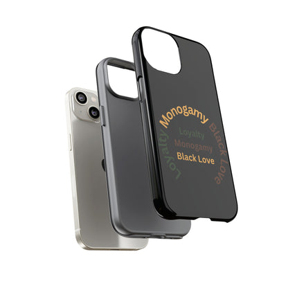 MonoBlack Love Phone Cases