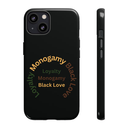 MonoBlack Love Phone Cases