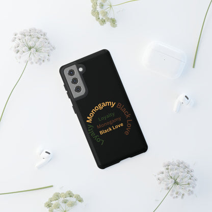 MonoBlack Love Phone Cases