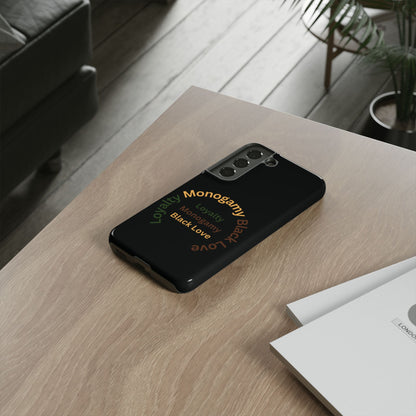 MonoBlack Love Phone Cases