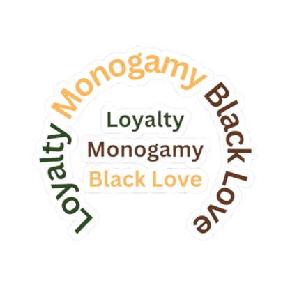 MonoBlack Love Sticker